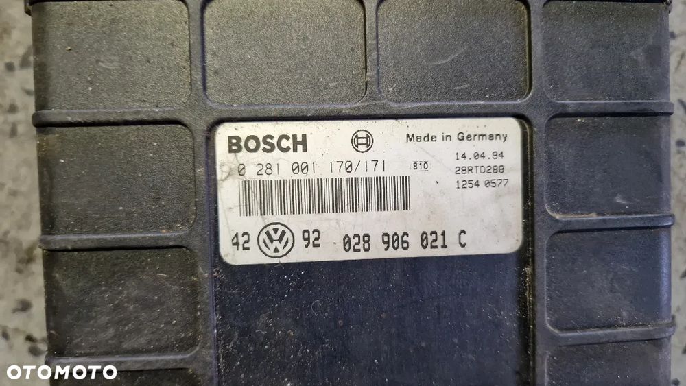 VOLKSWAGEN GOLF III 1.9 TDI STEROWNIK SILNIKA 0281001170/171 - 2