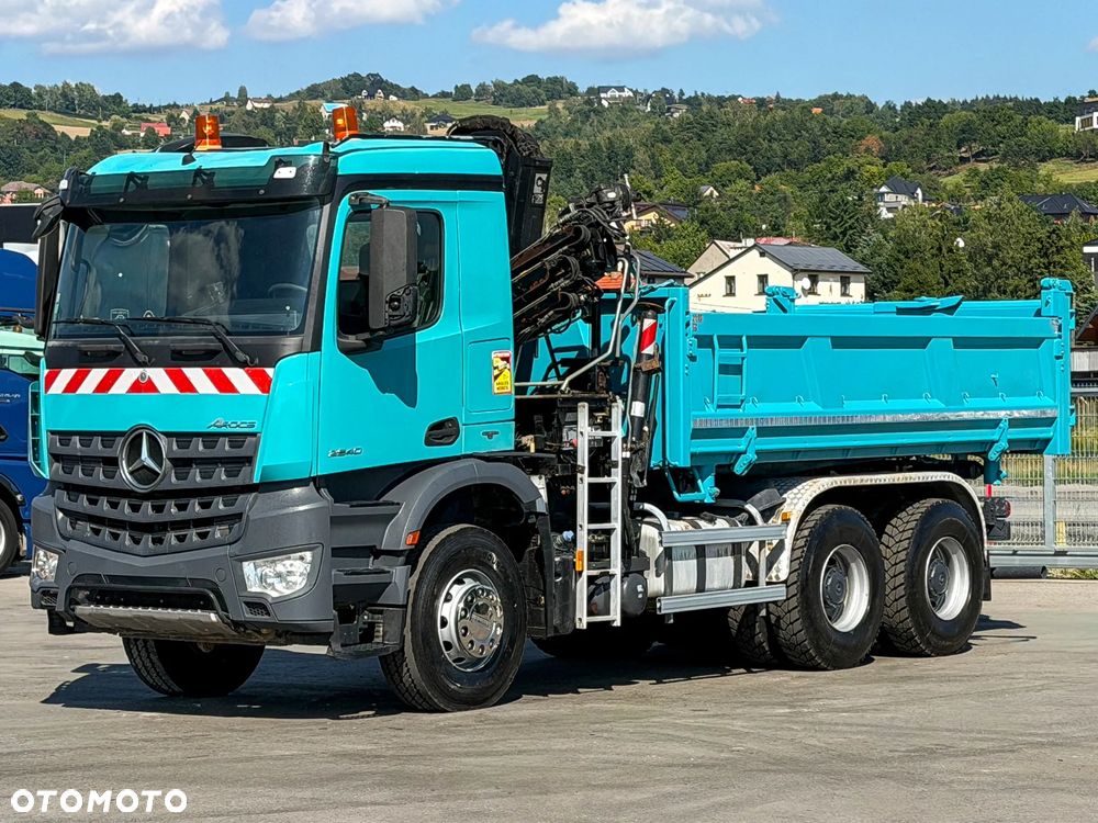 Mercedes-Benz Arocs 2640 Wywrotka 4,80 m + HIAB 144 B-3 + Pilot * Bordmatic * 6x4 - 7