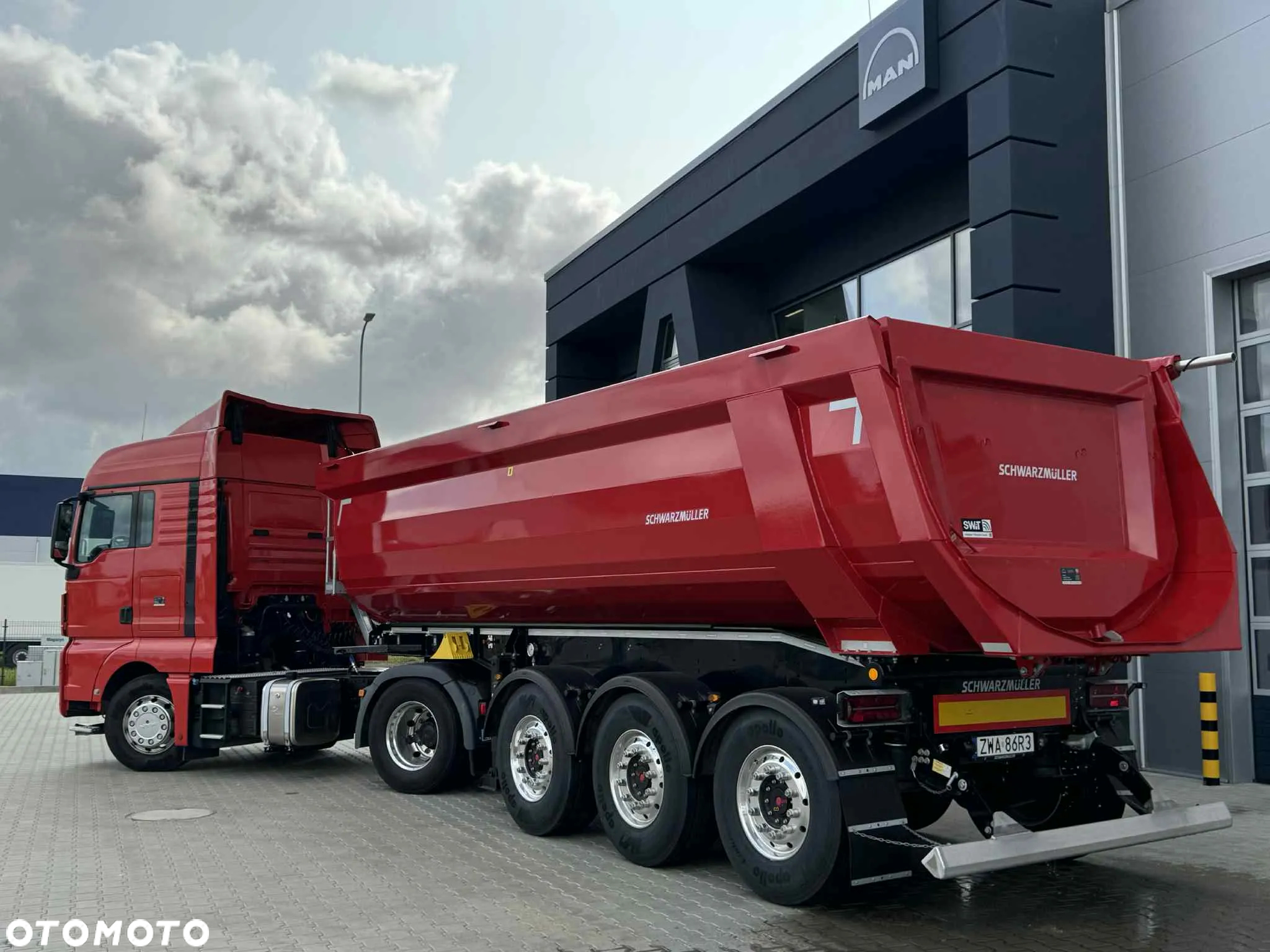 MAN TGX 18.510 BLS HYDRAULIKA RETARDER + SCHWARZMULLER WYWROTKA STAL 27m3 - 7