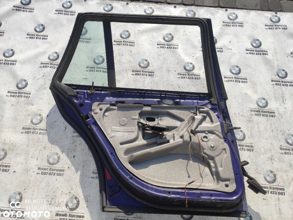 BMW E39 Kombi Drzwi Lewe Tylne Tył Velvet Blue - 8