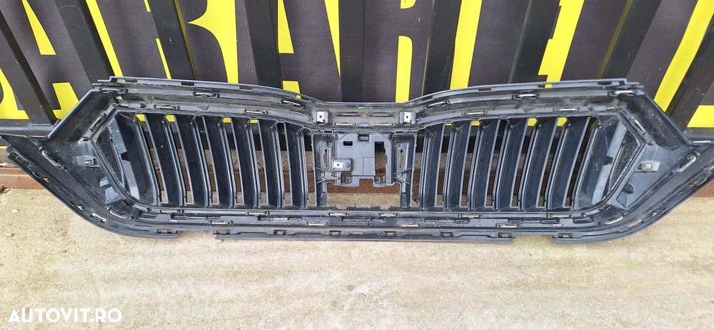 Grila Radiator Oe Skoda Octavia 4 2020→ Negru 5E3853653ZD4 - 3