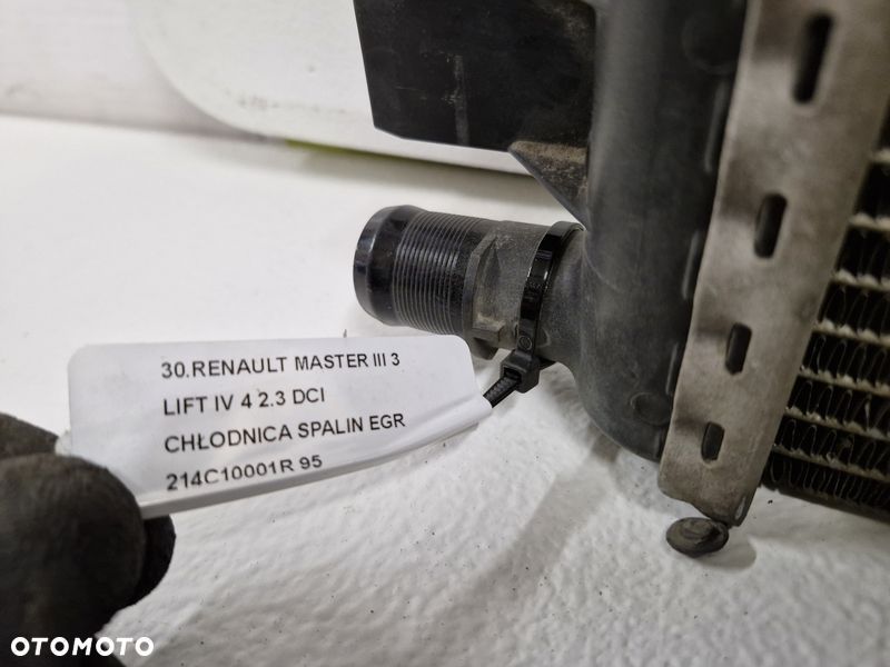 RENAULT MASTER III 3 LIFT IV 4 2.3 DCI CHŁODNICA SPALIN EGR 214C10001R - 9