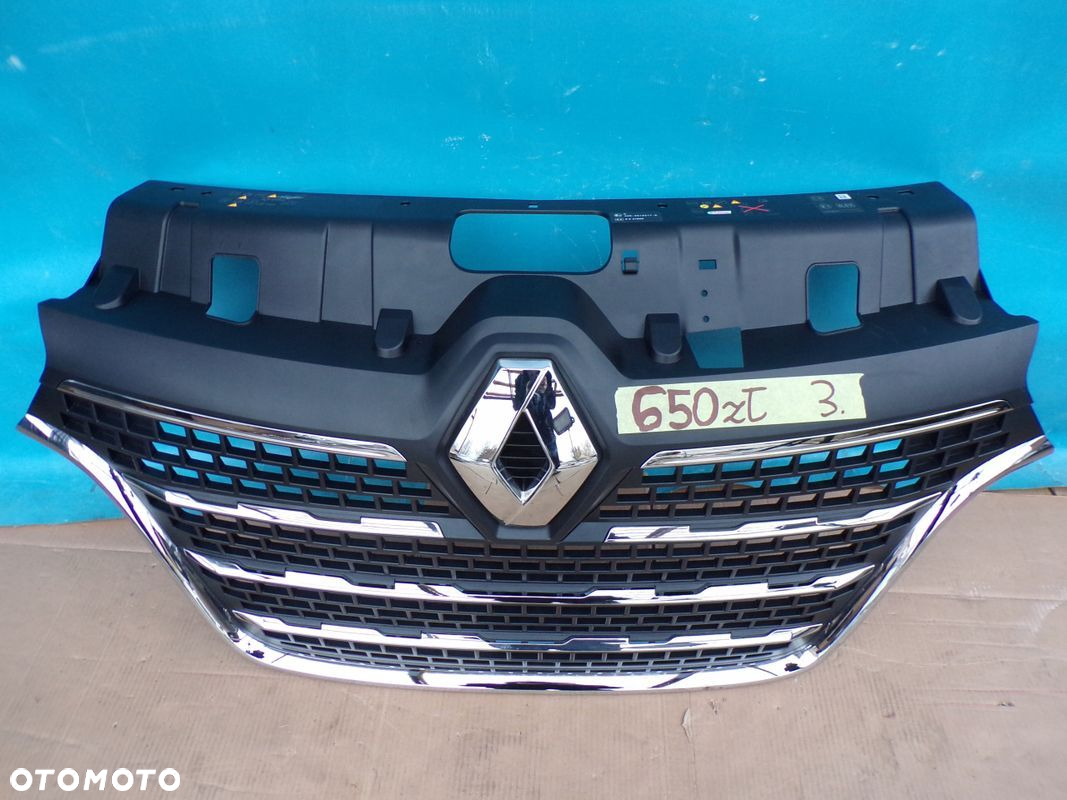 RENAULT MASTER 4 19- atrapa grill CHROMY ORYGINAŁ NOWA - 5