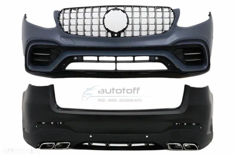Pachet exterior compatibil cu Mercedes GLC Suv X253 (2016-2019) 63 AMG Design - 1