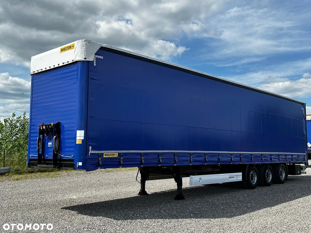 Wielton NACZEPA FIRANKA / MEGA / LOWDECK / OŚ PODNOSZONA / - 1