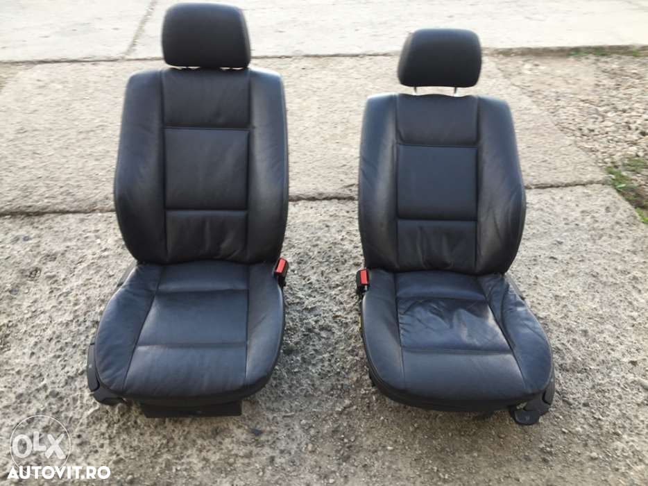 interior piele neagra x5 - 7