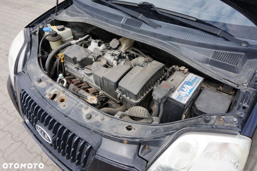 KIA PICANTO I 2006 Z1 1.1 12V G4HG 65KM M5167 CZARNY na części - 11