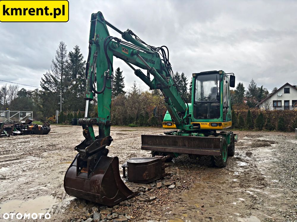 Komatsu PW 75 R KOPARKA KOŁOWA 2000r. | Komatsu pw 98 liebherr 308 309 310 wacker 9503 terex 70 Yanmar 95 - 15