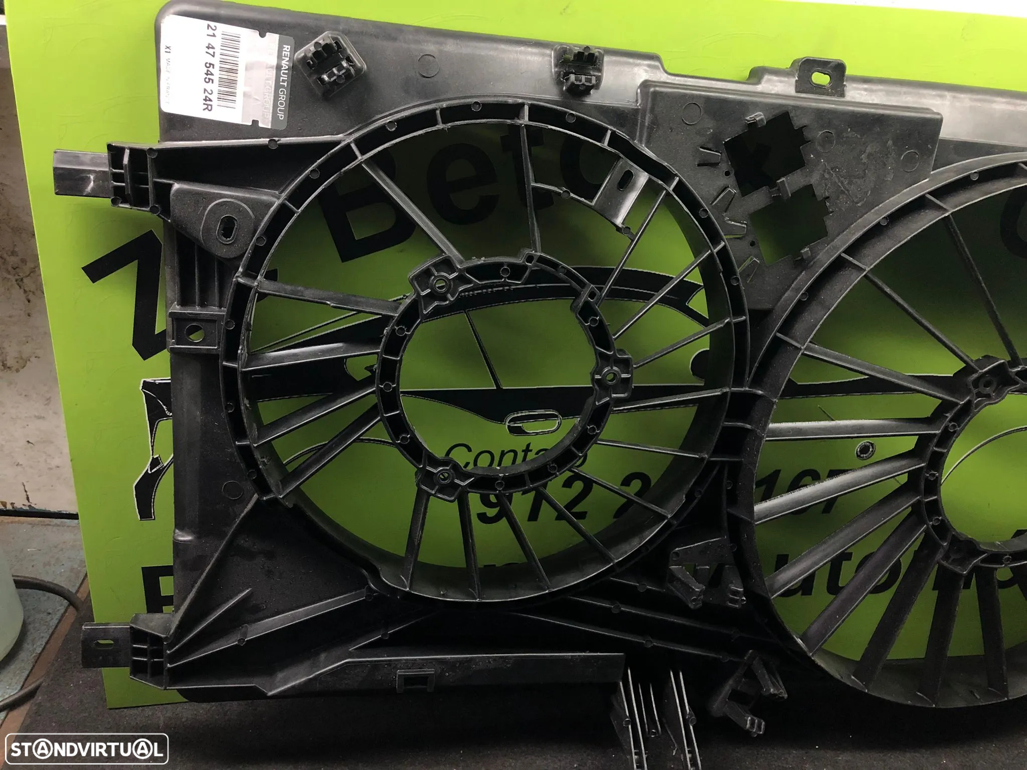 RENAULT MASTER III / OPEL MOVANO B ESTRUTURA TERMO VENTILADOR - Z454 - 2