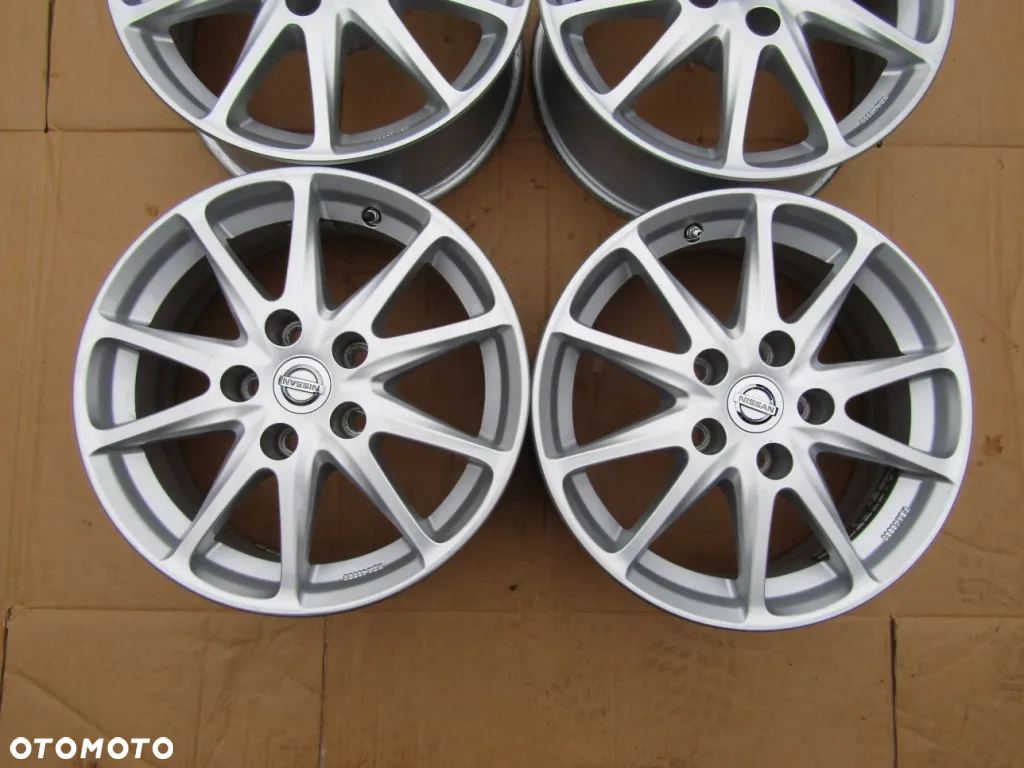 4x Felgi 16 Nissan Qashqai II Juke X-TRAIL Pulsar Leaf ET40 + czujniki TPMS - 4