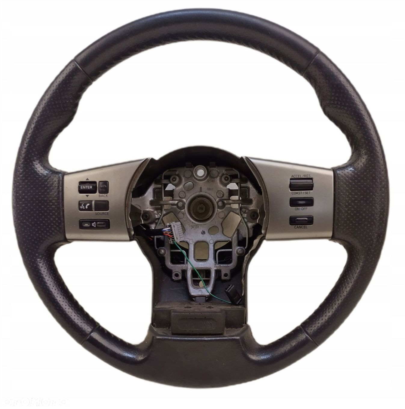NISSAN PATHFINDER R51 KIEROWNICA SKÓRZANA MULTIFUNKCJA 48430-EB430 - 1