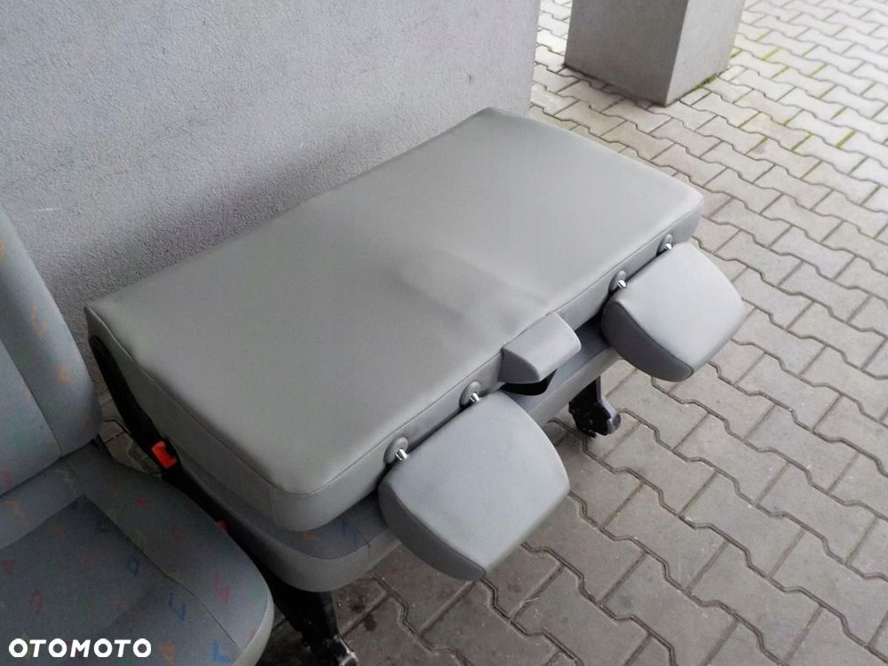 VW T5 FOTEL FOTELE KANAPA RZĄD ŚRODKOWY INKA TYŁ - 5