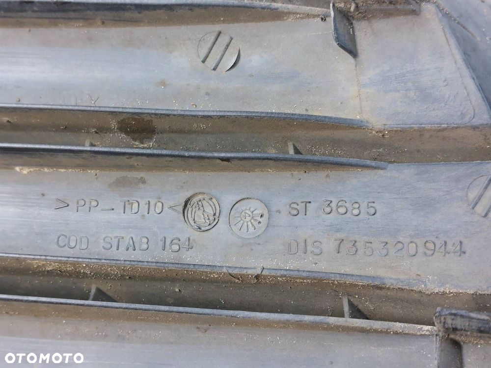 KRATKA ZDERZAKA PRZÓD KOMPLET FIAT PUNTO II LIFT 735320216 735320214 - 5