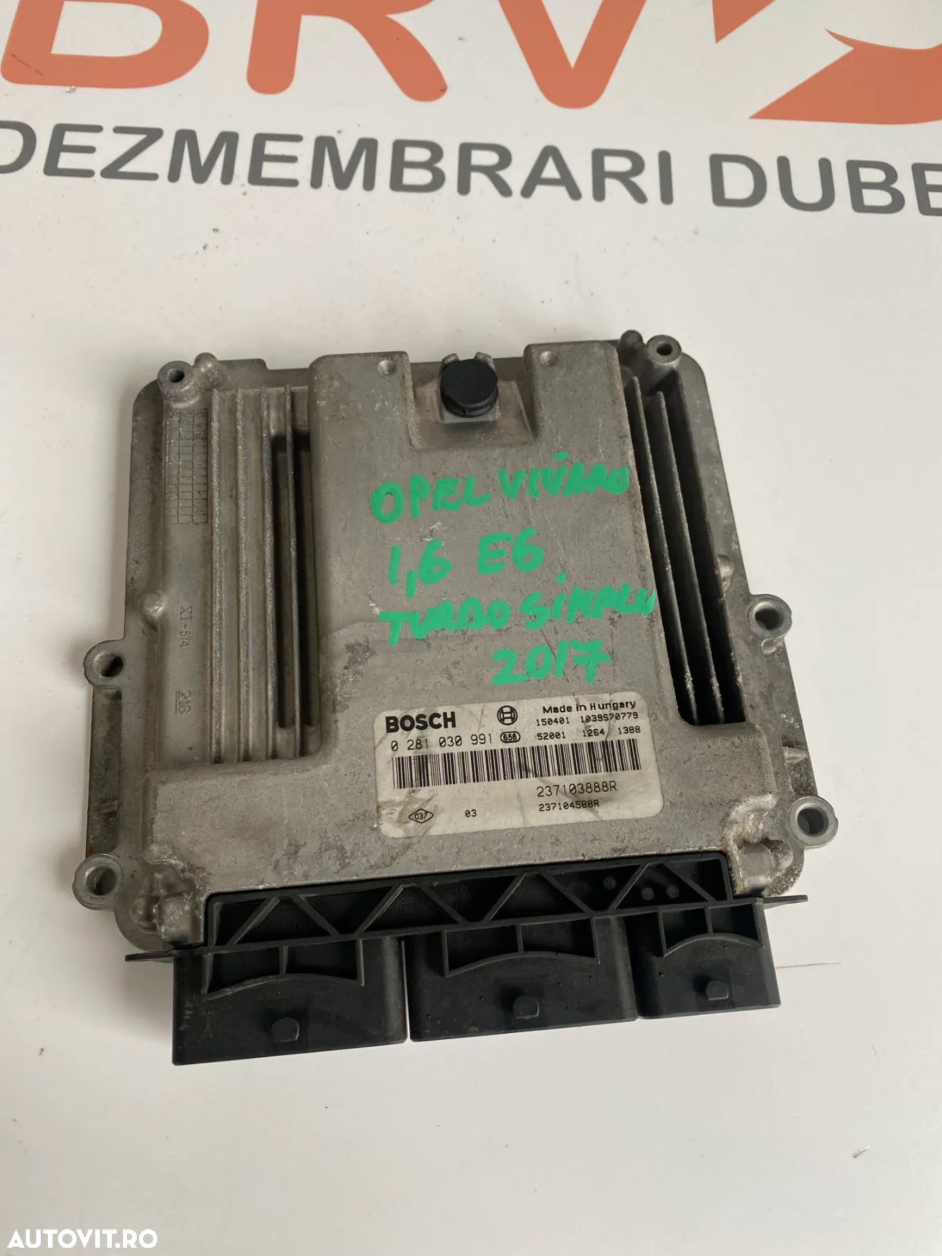 Calculator pentru Renault Trafic / Opel Vivaro / Nissan Primastar Euro 5 2017 an fabricatie - 1