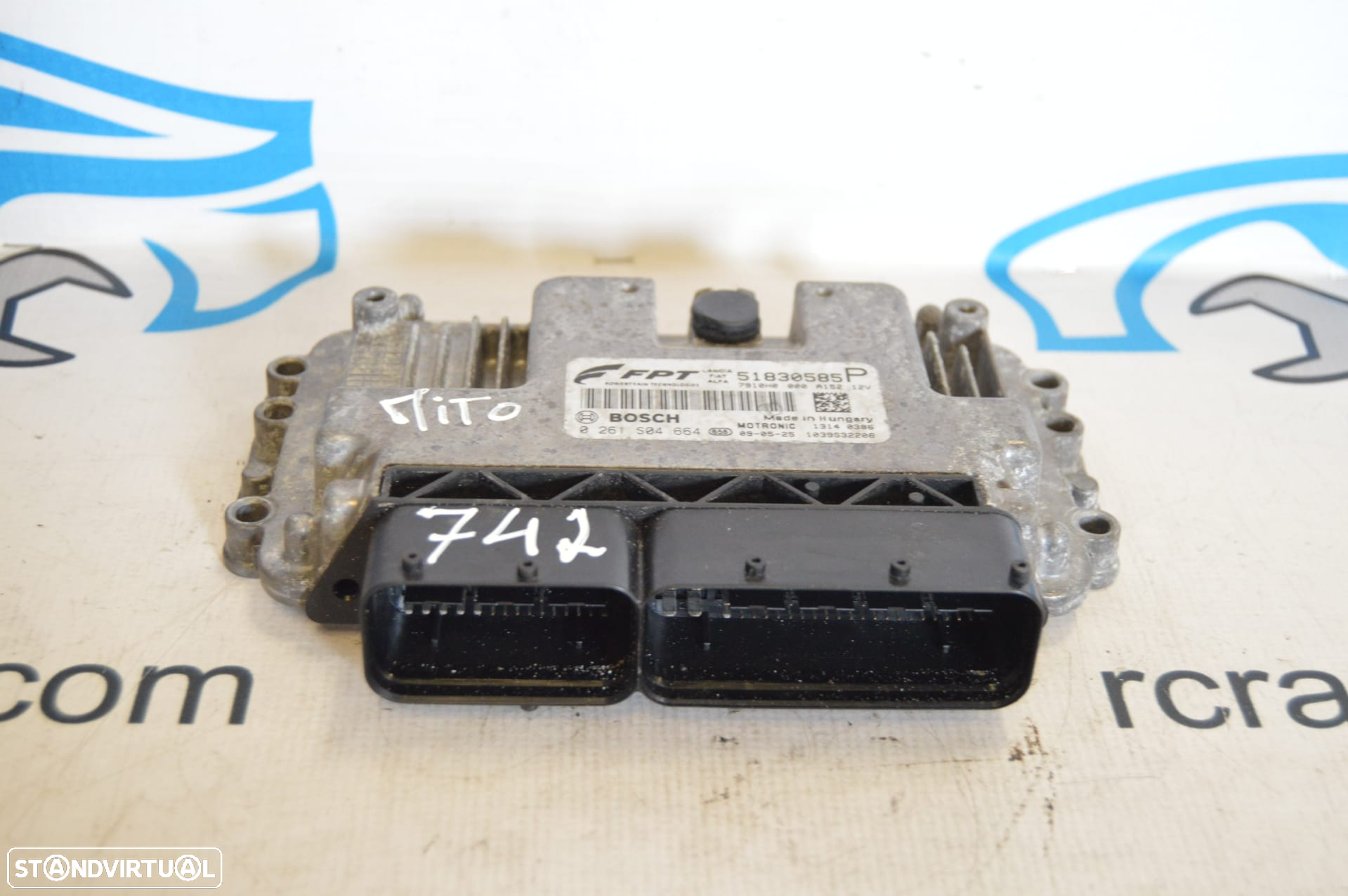 CENTRALINA ECU MOTOR BOSCH 0261S04664 51830585 51830585P ALFA ROMEO MITO 955 1.4i 16V 95CV 199A6000 - 2