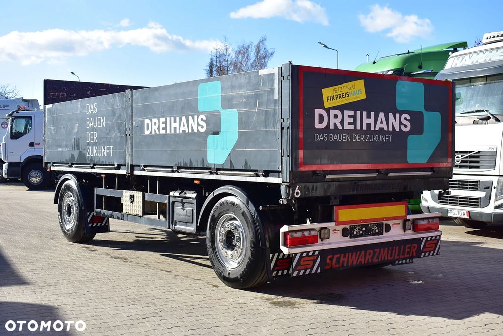 Schwarzmuller Przyczepa budowlana / Osie Mercedes/ Ocynkowana/ Mocna/ Sprowadzona ! - 1