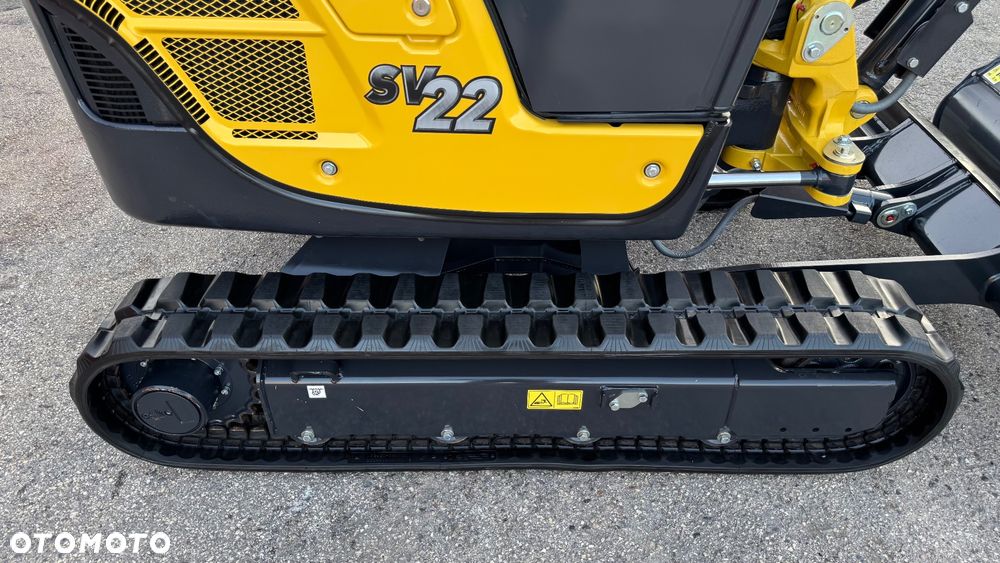 Yanmar SV22 / rok prod. 2021 / liczba godzin 42 / zakupiona w polskiej sieci dealerskiej / komplet 3 łyżek / stan idealny / - 6