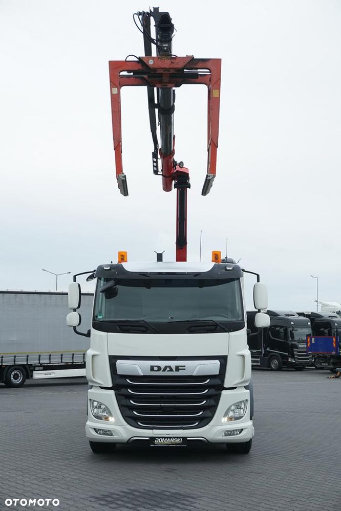 DAF CF / 480 / 6 X 2 / SKRZYNIOWY + HDS / PALFINGER PK 22 001L / OŚ SKRĘTNA / CHWYTAK - 11