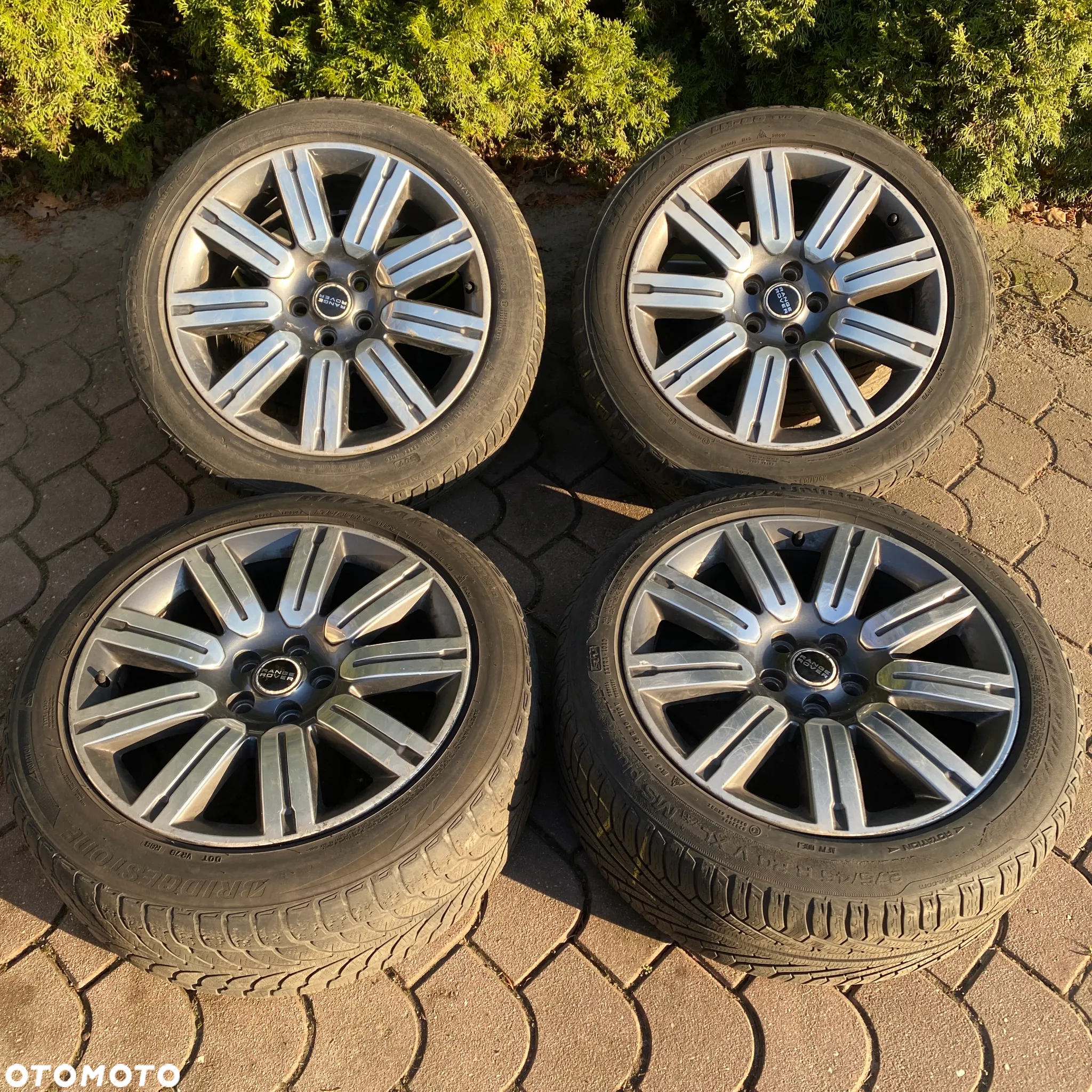 FELGI ALUMINIOWE 20 + OPONY BRIDGESTONE LAND RANGE ROVER SPORT DISCOVERY 275 45 R20 Autobiogaphy - 2