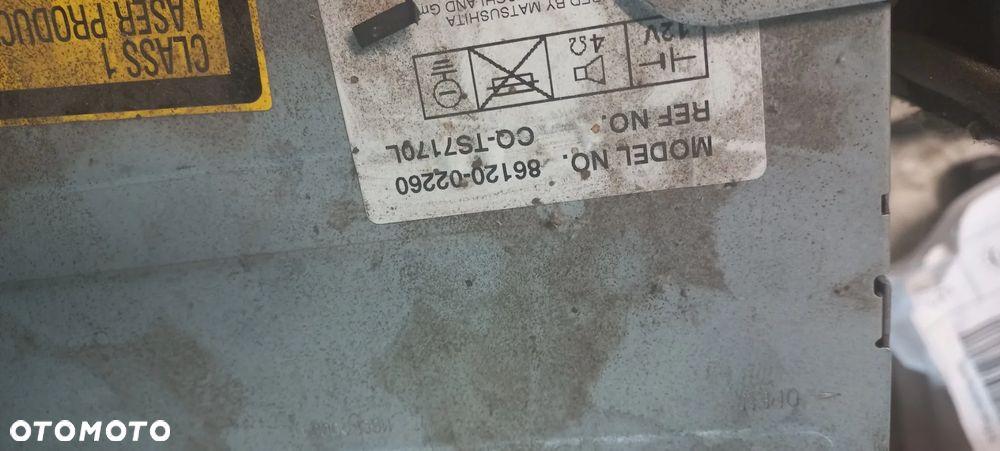 RADIO 86120-02260 TOYOTA COROLLA E12 - 2