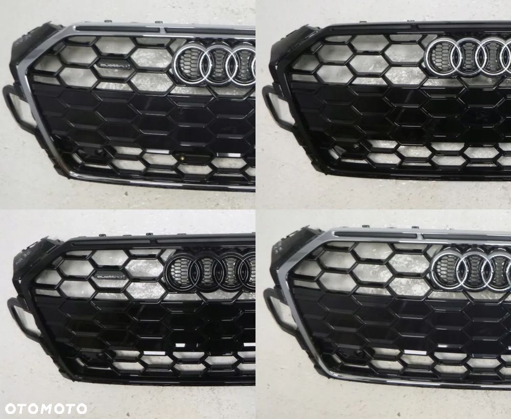 AUDI A5 LIFT GRILL ATRAPA CHŁODNICY CHROM CZARNY 2XPDC ORYGINAŁ - 1