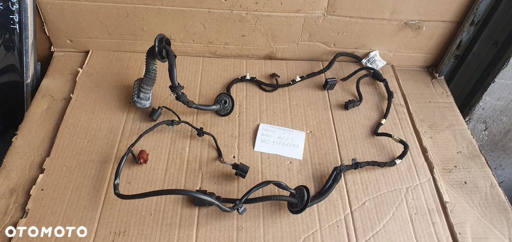 Wiązka instalacja drzwi prawy tył kessy Audi A8 D3 4E0971687DB - 7