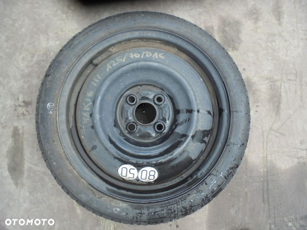 KOŁO ZAPASOWE ZAPAS TOYOTA YARIS III 3 125/70/16