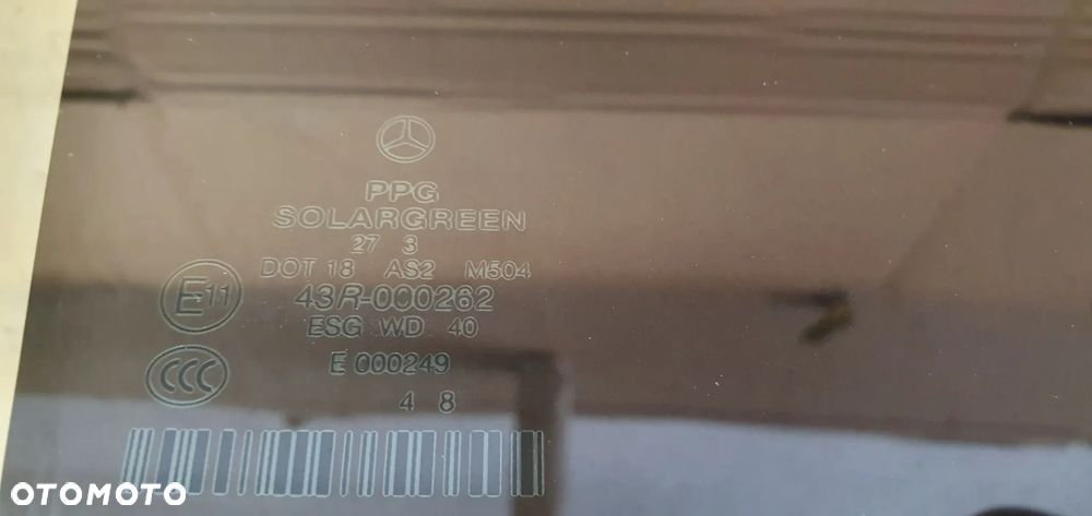 Szyba prawy tył tylna prawa Mercedes E-Klasa W211 AS2 - 4