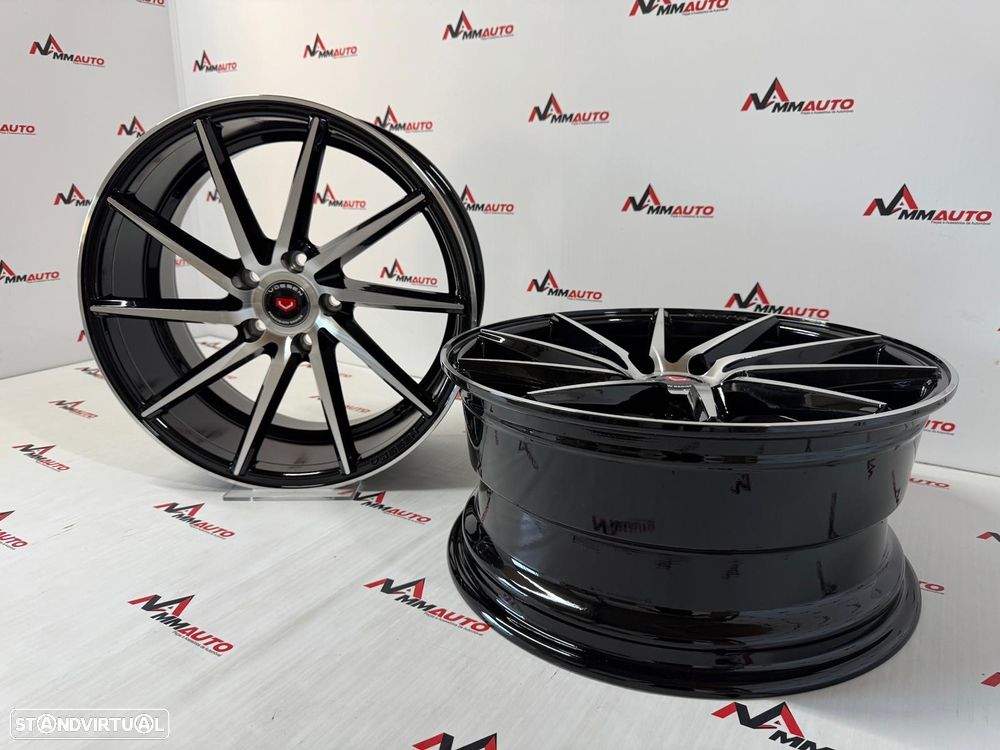 Jantes Look Vossen CVT Preto e Polido 18 (5x112) - 3