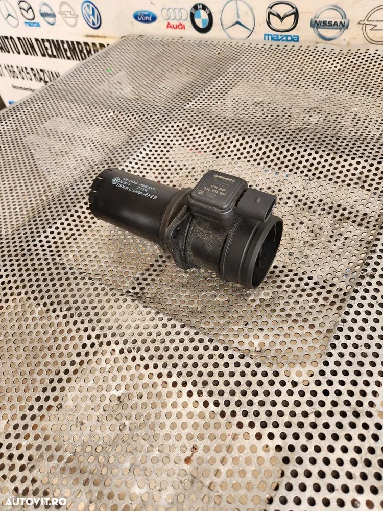 Debitmetru Aer Vw Golf 6 VI Touran Jetta Passat Etc. Diesel Euro 5 Cod 03L - 2