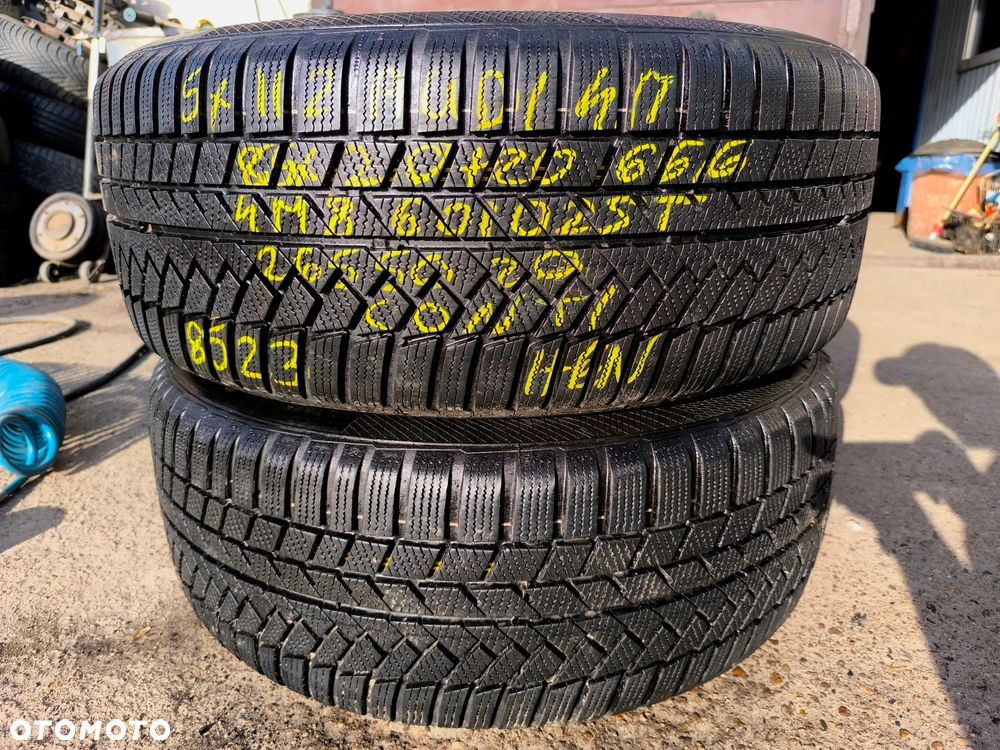 265/50R20 111H XL Opony Zimowe Zima CONTINENTAL AO WinterContact TS850 P TS 850P 850 8,5mm J.NOWE DEMO 23r. Legnica ALU-RAD 265/50 - 1