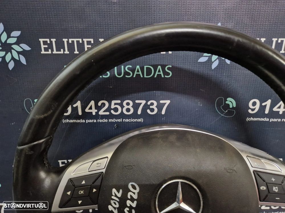 Volante usado pele com airbag MERCEDES CLASS C W204 FACELIFT - 5