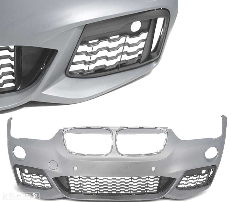 PARA-CHOQUES DIANTEIRO BMW X1 F48 15- LOOK M PDC - 3