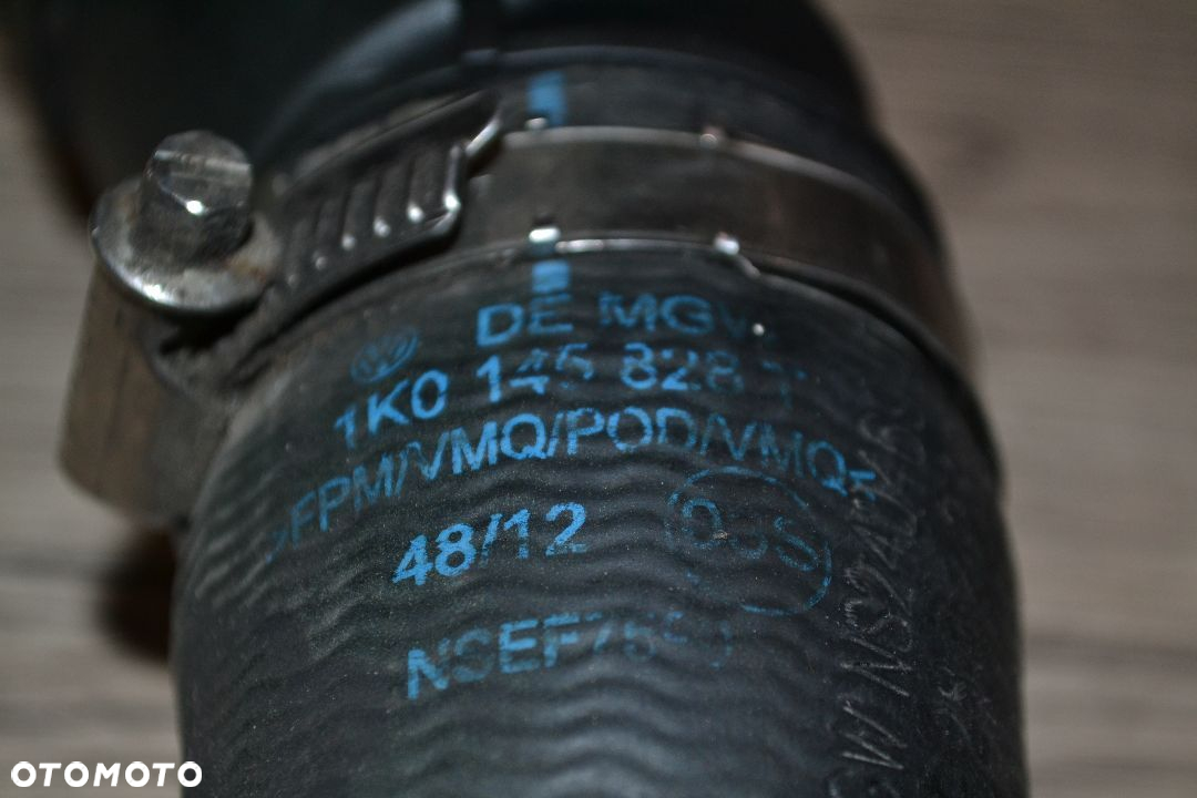 VW AUDI SEAT SKODA 1,6 TDI PRZEWÓD RURA INTERCOOLERA TŁUMIK 03L131111J 1K0145828T - 4