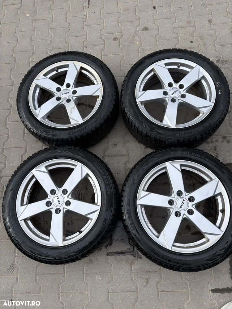 Set Jante/Set roti Audi A4 B9 225/50/17 cauciucuri KUMHO - 1