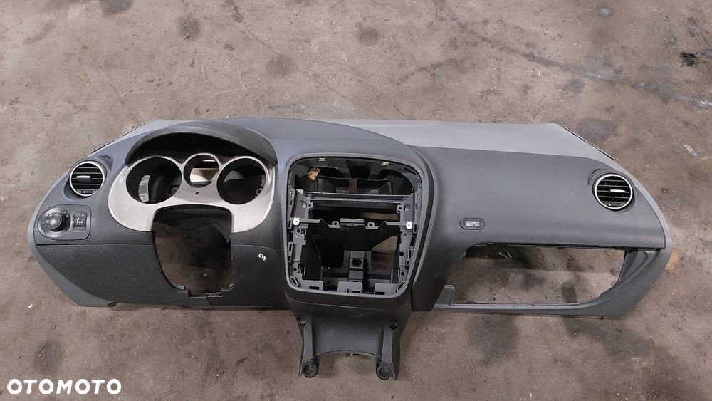 ZESTAW POSTRZAŁOWY SEAT TOLEDO III 1K0909605C KOKPIT DESKA AIRBAG PASY - 1