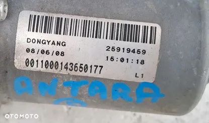 OPEL ANTARA 10r MECHANIZM WYCIERACZEK PRZÓD 25919459 - 2