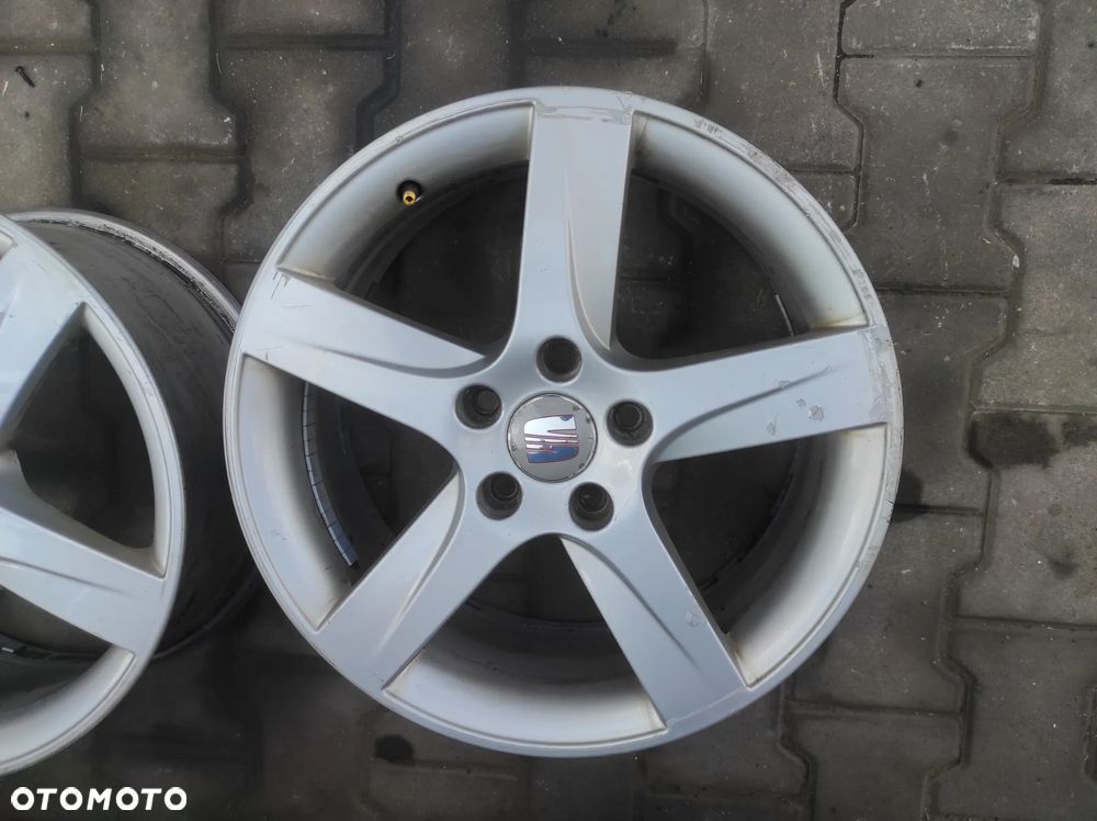 FELGA ALUMINIOWA KOŁO ALUFELGA 5X112 R17 7J ET 54 SEAT LEON 2 ALTEA TOLEDO 3  1P0601025M WYSYŁKA !!!!! - 2