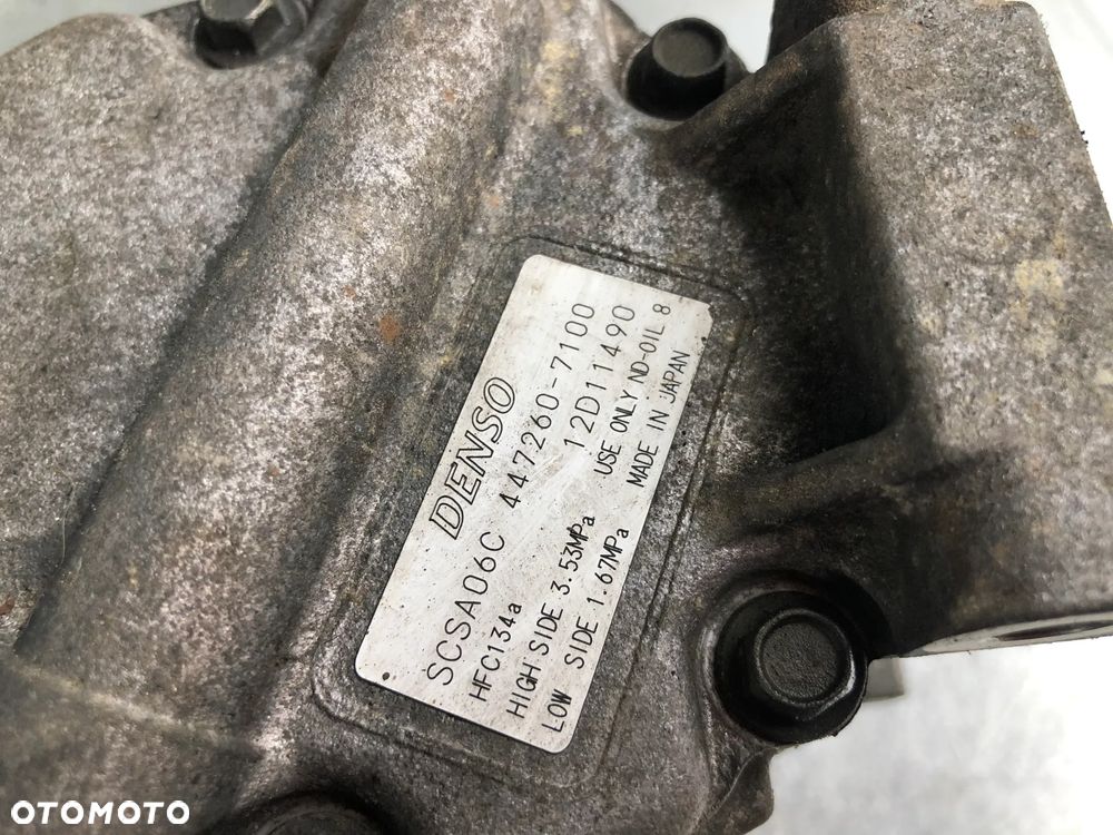 SP-58. Kompresor Sprężarka Klimatyzacji 6PK 447260-7100 Toyota Corolla E12 2.0 D4D Diesel - Wysyłka - 5