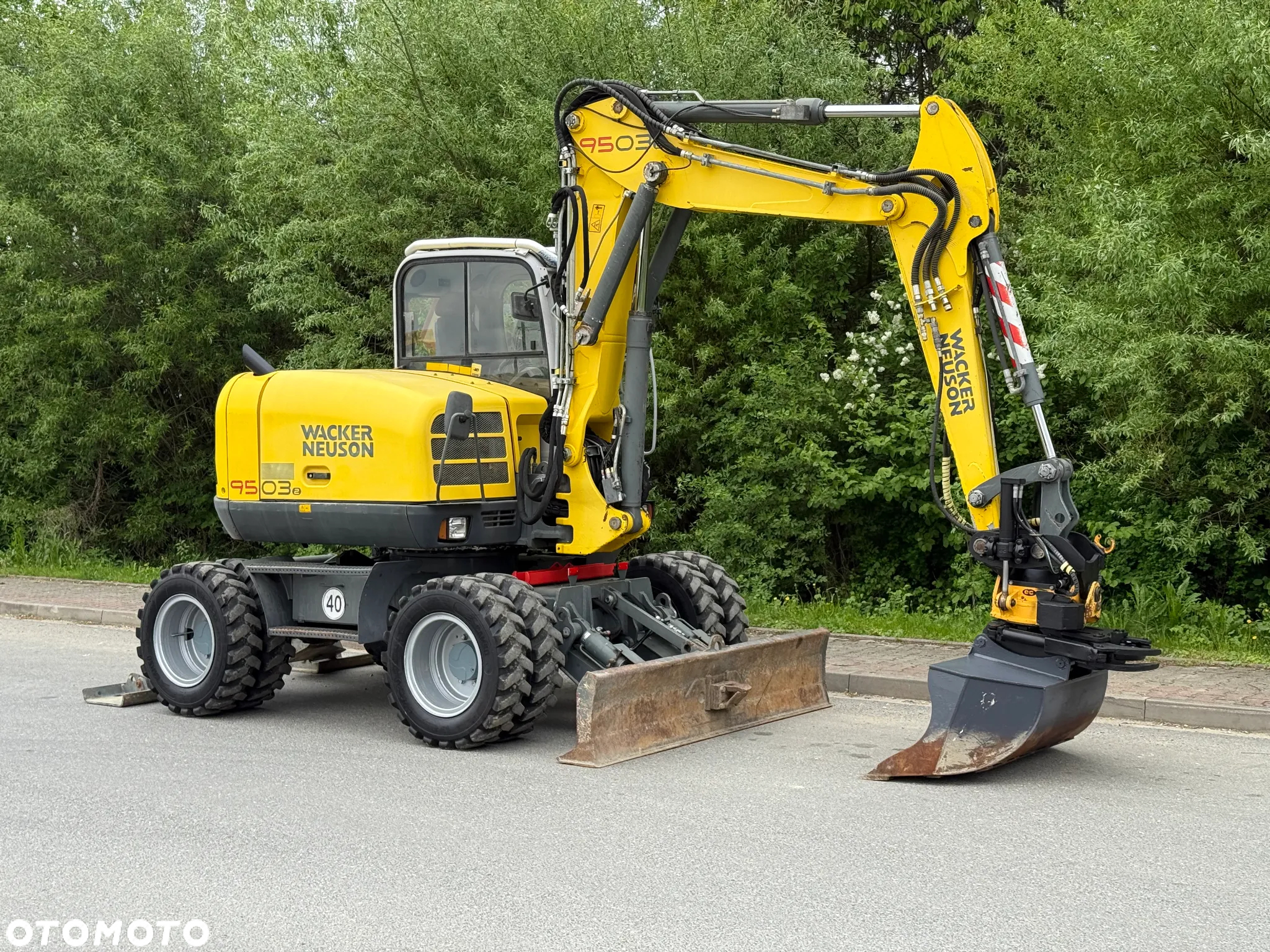 Wacker Neuson * Koparka Kołowa * Wacker Neuson 9503 * Rototilt * Bardzo Dobry Stan * - 15