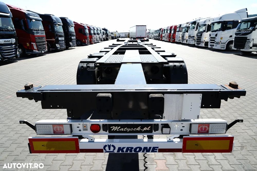 Krone KRONE / SEMIREMORCĂ CONTAINER / PUȚIN UTILIZAT / UNIVERSAL / 2023 / SPATE EXTENSIBIL / PENTRU TOATE CONTAINERELE / AXE RIDICABILE / AXE KRONE - 13