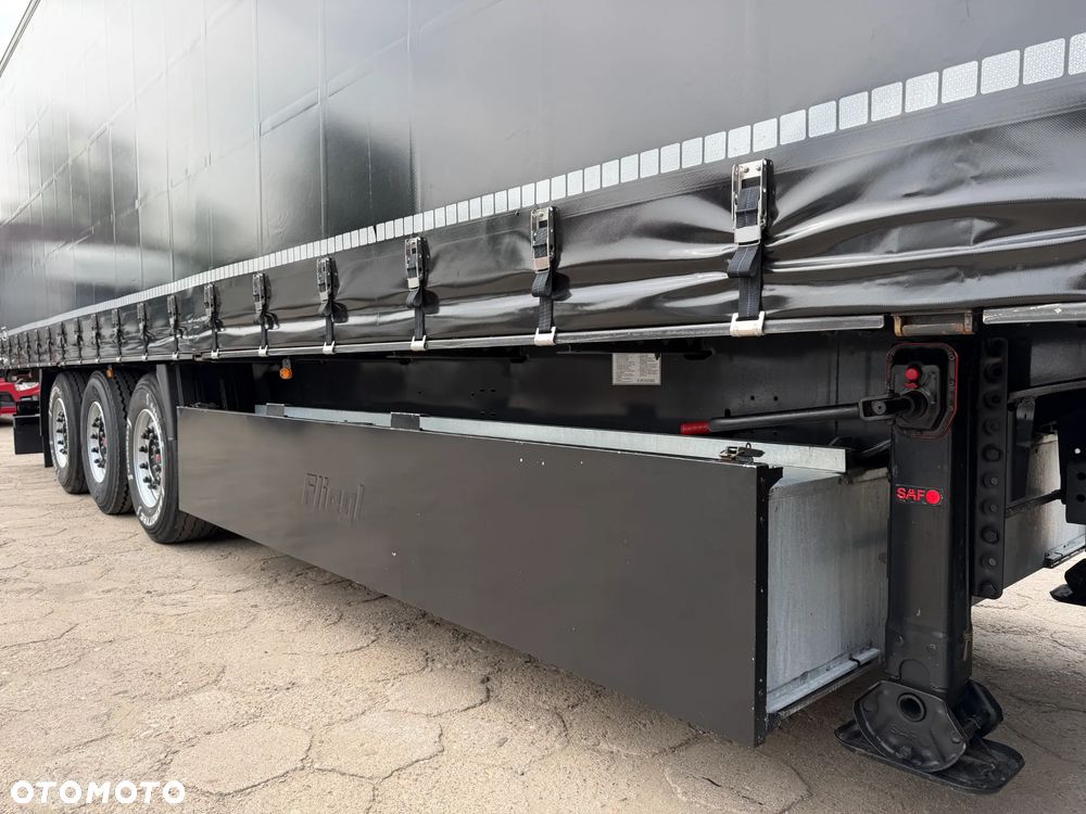 Schmitz Cargobull FLIEGL / SAF / DACH PODNOSZONY / KOSZ PALETOWY / CAŁA CZARNA / OŚ PODNOSZONA / NOWE OPONY / STANDARD / 2023 ROK !! - 10