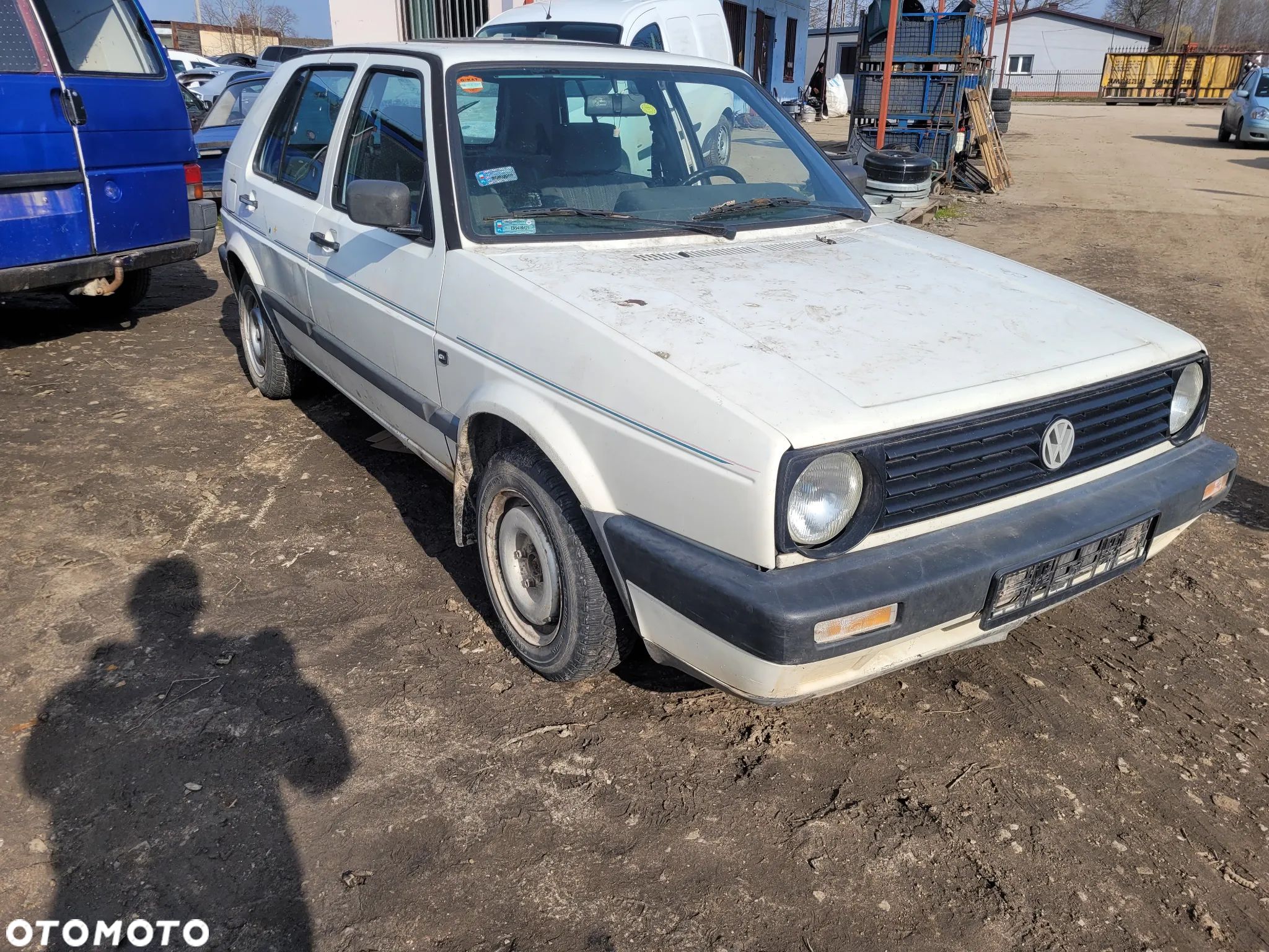 VW VOLKSWAGEN GOLF II 2 fotel fotele kanapa deska kokpit podsufitka boczek boczki klamka podłokietnik licznik - 1