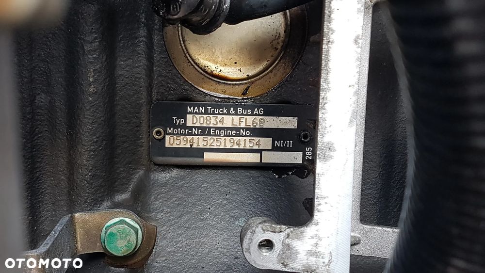 SILNIK KOMPLETNY MAN TGL TGM EURO 6 D0834 LFL68 220 KM - 6