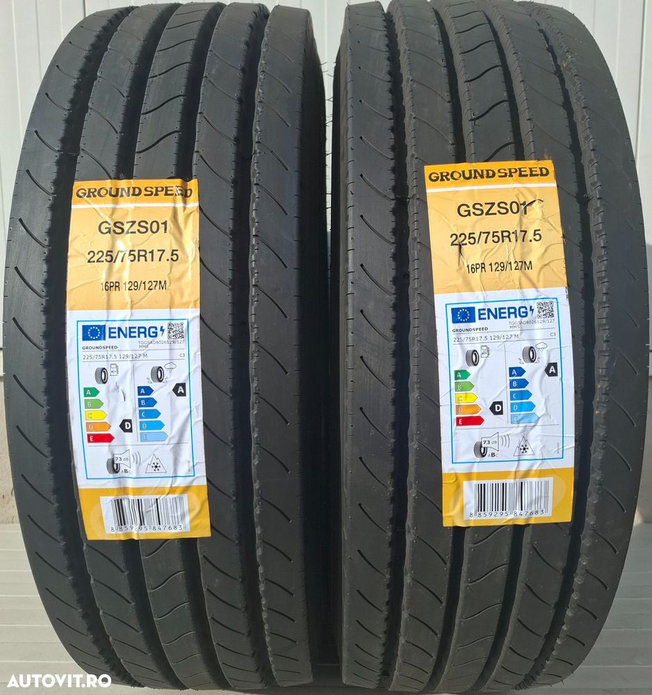 225/75 R17.5, 129M, GROUNDSPEED 16PR, Anvelope directie M+S PROMOTIE - 3