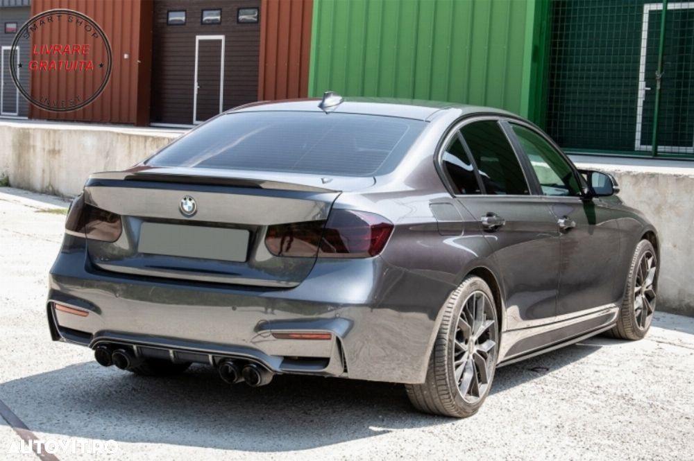 Praguri Laterale cu Extensii Add-on Lip BMW Seria 3 F30 F31 (2011-2018) M3 Design- livrare gratuita - 11