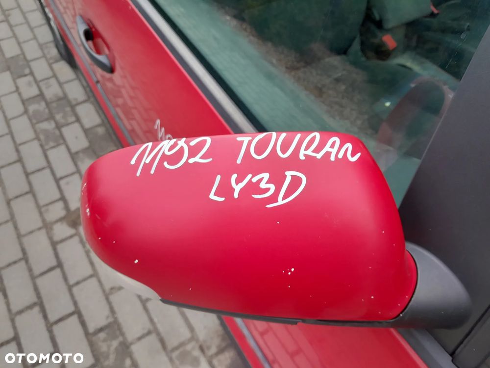 VW TOURAN LUSTERKO PRAWE PRZEDNIE KOLOR: LY3D - 2