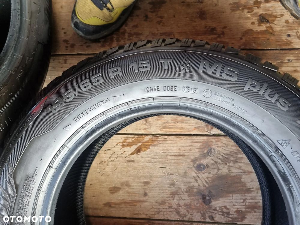 Opony Uniroyal MS plus 77 195/65R15 91T 2015r,4x7,2mm bdb stan - 12