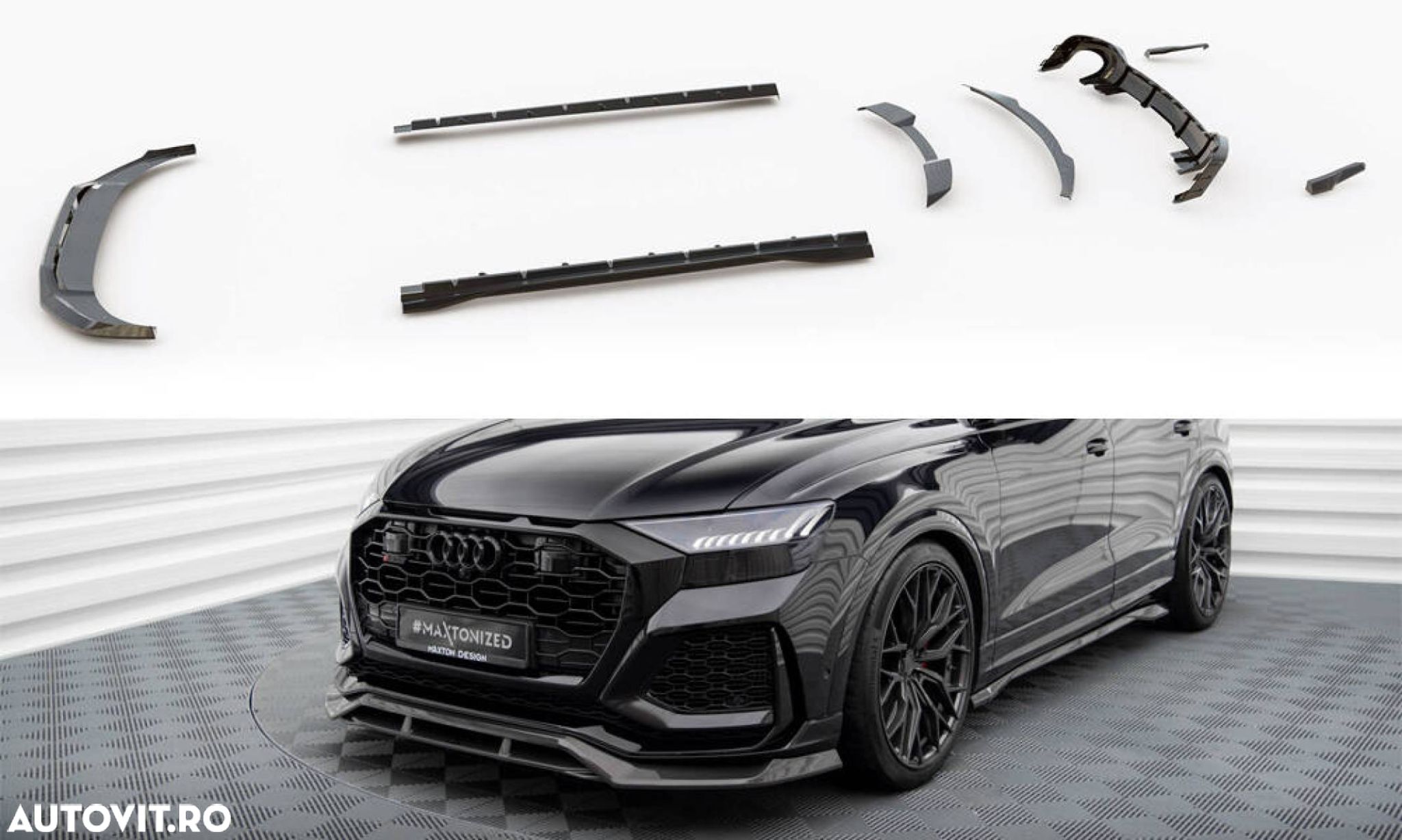 Pachet Exterior Prelungiri compatibil cu Audi RSQ8 Maxton Design Carbon - 1