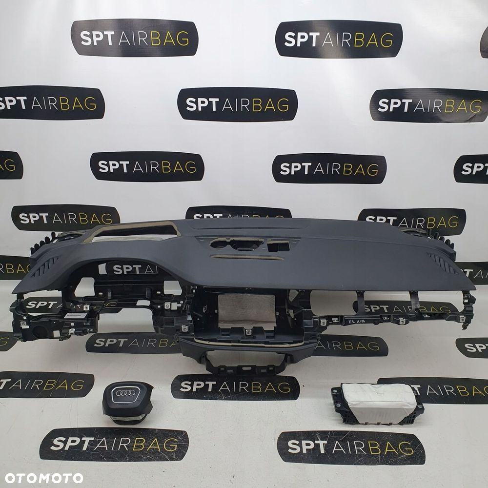 AUDI Q7 4M DESKA ROZDZIELCZA KONSOLA KOKPIT PULPIT PODUSZKI AIRBAG AIR BAG KIT SET - 1